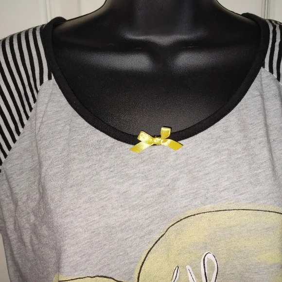 Disney Mickey Mouse Short Sleeve Pajama Top - Picture 5 of 12